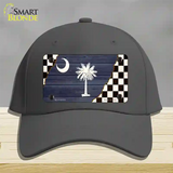 South Carolina Racing Flag Novelty License Plate Hat Tag Cotton / Charcoal