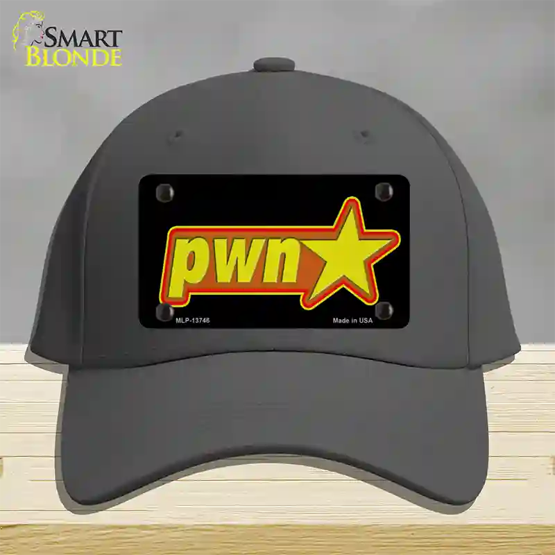 Pawn Star Novelty License Plate Hat Tag Cotton / Charcoal