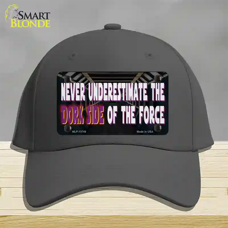 The Dork Side Novelty License Plate Hat Tag Cotton / Charcoal