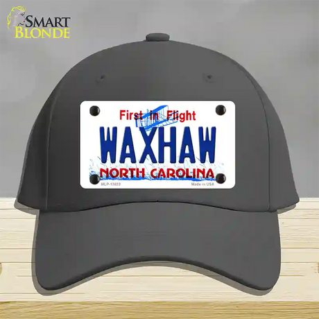 Waxhaw North Carolina Novelty License Plate Hat Tag Cotton / Charcoal