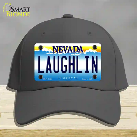 Laughlin Nevada Novelty License Plate Hat Tag Cotton / Charcoal