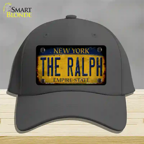 The Ralph New York Rusty Novelty License Plate Hat Tag Cotton / Charcoal