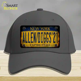 Allen Diggs 21 NY Yellow Rusty Novelty License Plate Hat Tag Cotton / Charcoal