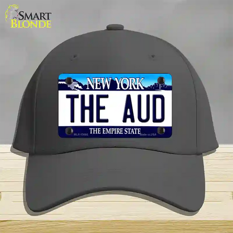 The Aud NY Blue Novelty License Plate Hat Tag Cotton / Charcoal