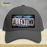 Allentown NY Blue Rusty Novelty License Plate Hat Tag Cotton / Charcoal