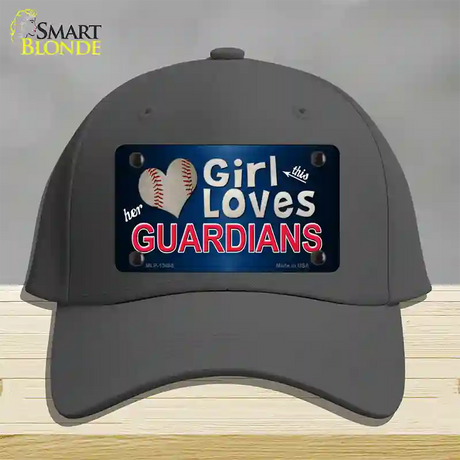 This Girl Loves Guardians Novelty License Plate Hat Tag Cotton / Charcoal