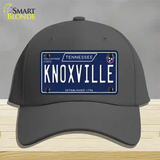 Knoxville Tennessee Blue Novelty License Plate Hat Tag Cotton / Charcoal