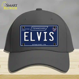 Elvis Tennessee Blue Novelty License Plate Hat Tag Cotton / Charcoal