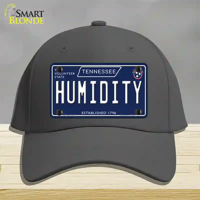 Humidity Tennessee Blue Novelty License Plate Hat Tag Cotton / Charcoal