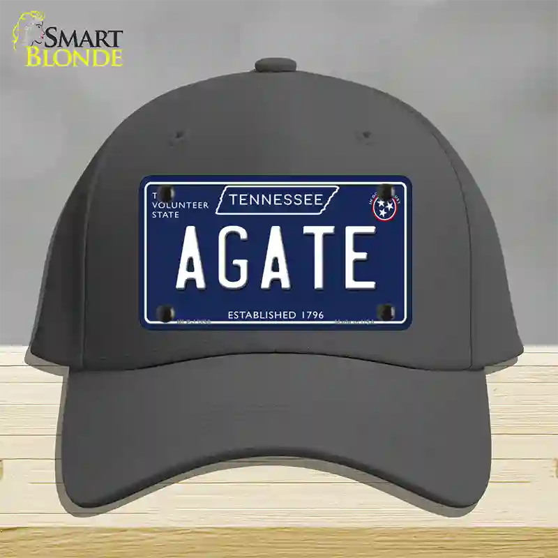 Agate Tennessee Blue Novelty License Plate Hat Tag Cotton / Charcoal