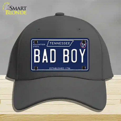 Bad Boy Tennessee Blue Novelty License Plate Hat Tag Cotton / Charcoal