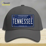 TN Tennessee Blue Novelty License Plate Hat Tag Cotton / Charcoal