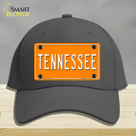 Tennessee Orange Novelty License Plate Hat Tag Cotton / Charcoal