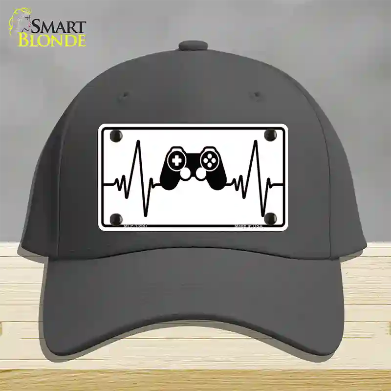 Video Games Heart Beat Novelty License Plate Hat Tag Cotton / Charcoal