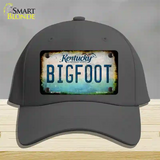 Bigfoot Kentucky Novelty License Plate Hat Tag Cotton / Charcoal