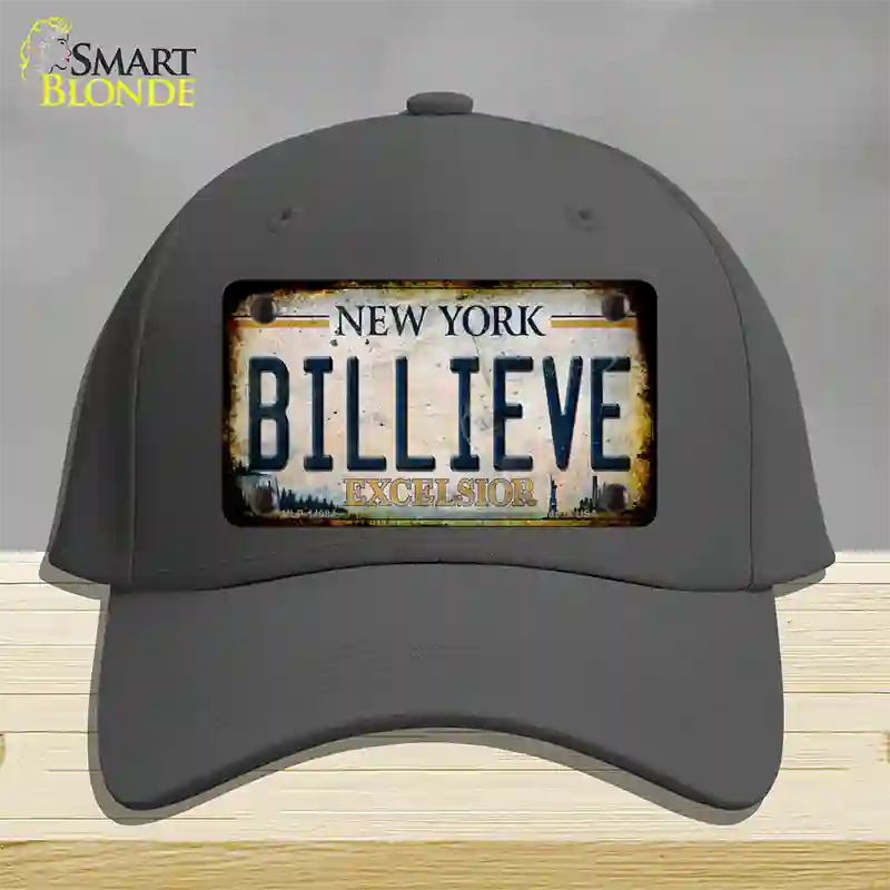 Billieve Excelcior New York Novelty License Plate Hat Cotton / Charcoal