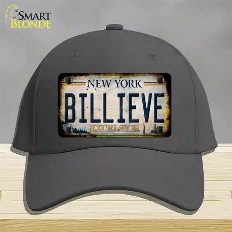 Billieve Excelcior New York Novelty License Plate Hat Cotton / Charcoal