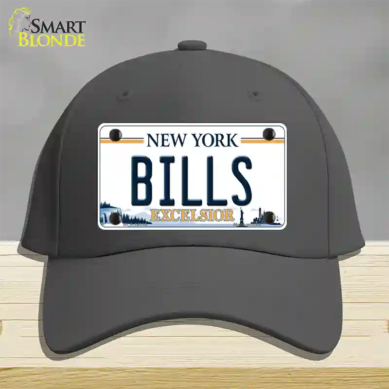 Bills New York Excelsior Novelty License Plate Hat Cotton / Charcoal