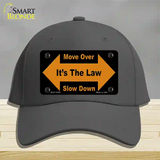 Move Over Its The Law Novelty License Plate Hat Cotton / Charcoal