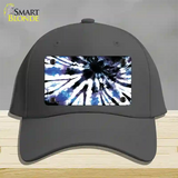 Purple Blue Tie-Dye Novelty License Plate Hat Cotton / Charcoal