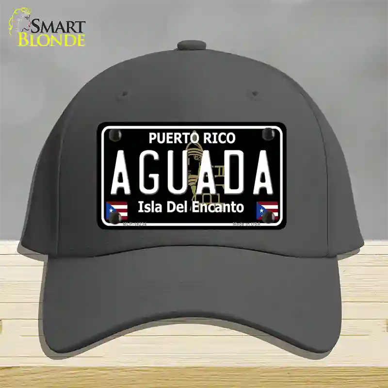 Aguada Puerto Rico Black Novelty License Plate Hat Cotton / Charcoal