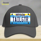 Tailgtr Nevada Novelty License Plate Hat Cotton / Charcoal