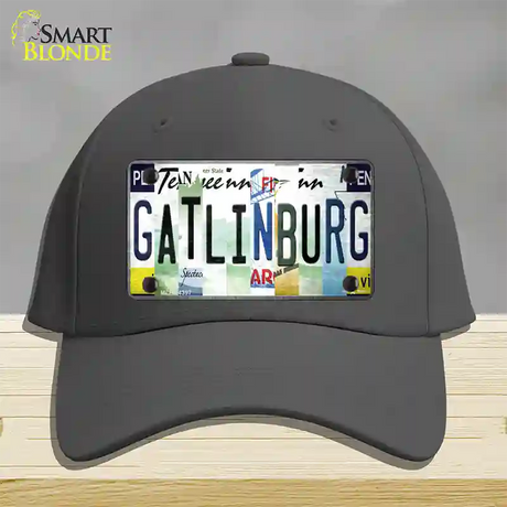 Gatlinburg License Plate Art Novelty License Plate Hat Cotton / Charcoal