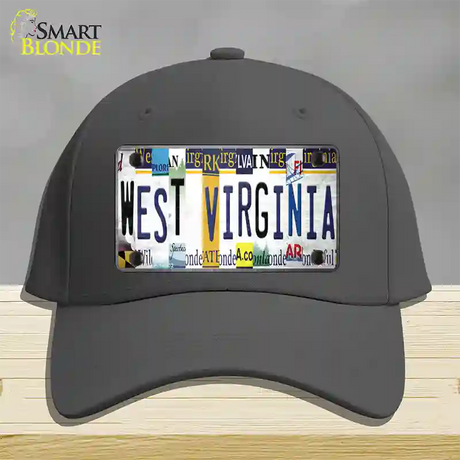 West Virginia License Plate Art Novelty License Plate Hat Cotton / Charcoal