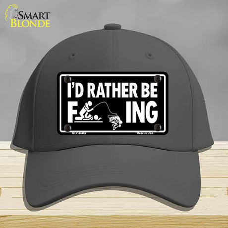 Id Rather Be F---ing Novelty License Plate Hat HAT-MLP-14469