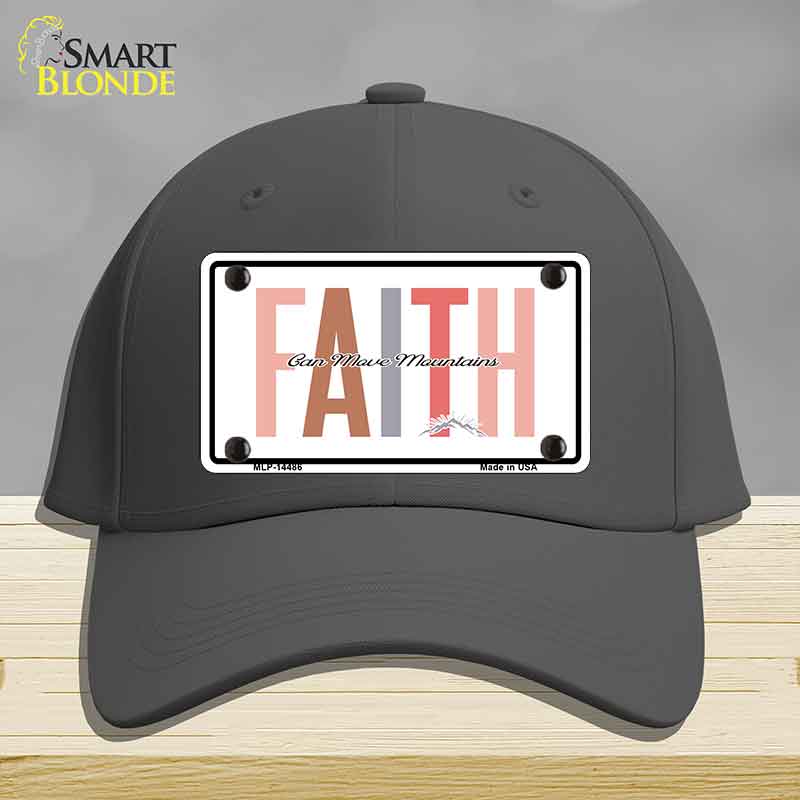 Faith Can Move Mountains Novelty License Plate Hat HAT-MLP-14486