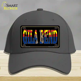 Gila Bend Arizona State Flag Novelty License Plate Hat Cotton / Charcoal