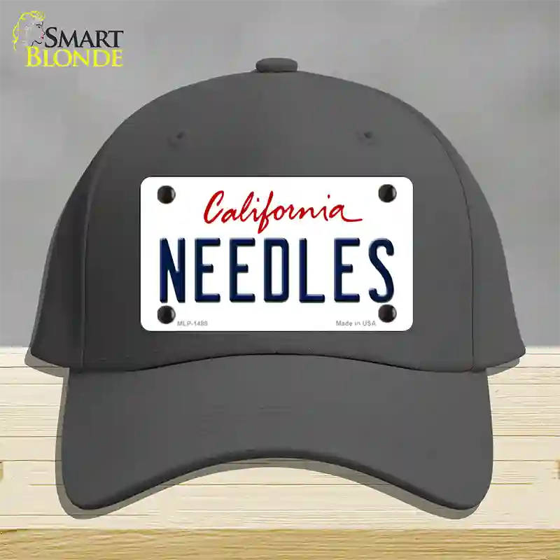 Needles California Novelty License Plate Hat Cotton / Charcoal