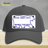 Northwest Territories Novelty License Plate Hat Cotton / Charcoal