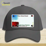 Prince Edward Island Novelty License Plate Hat Cotton / Charcoal