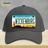 Wickenburg Arizona Novelty License Plate Hat Cotton / Charcoal