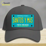 New Mexico Santos Y Mas Novelty License Plate Hat Cotton / Charcoal