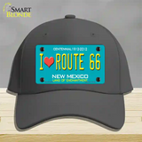 I Love Route 66 New Mexico Novelty License Plate Hat Cotton / Charcoal