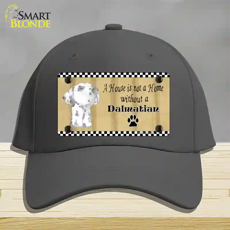 Pencil Sketch Dalmatian Novelty License Plate Hat Cotton / Charcoal