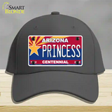 Arizona Centennial Princess Novelty License Plate Hat Cotton / Charcoal