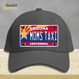 Arizona Centennial Moms Taxi Novelty License Plate Hat Cotton / Charcoal