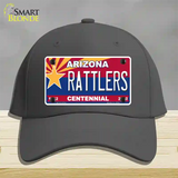 Arizona Centennial Rattlers Novelty License Plate Hat Cotton / Charcoal