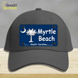 Myrtle Beach Novelty License Plate Hat Cotton / Charcoal