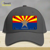 Parker Arizona State Flag Novelty License Plate Hat Cotton / Charcoal