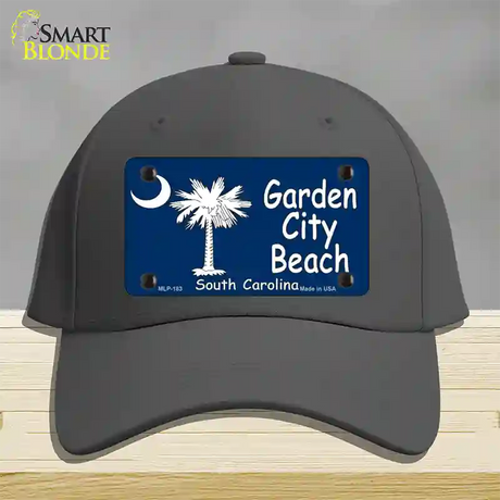 Garden City Beach South Carolina Novelty License Plate Hat Cotton / Charcoal