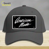 American Made Novelty License Plate Hat Cotton / Charcoal