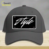 Style Novelty License Plate Hat Cotton / Charcoal