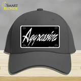 Aggressive Novelty License Plate Hat Cotton / Charcoal