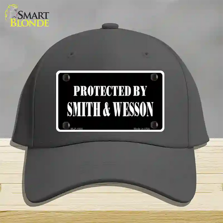 Smith And Wesson Novelty License Plate Hat Cotton / Charcoal