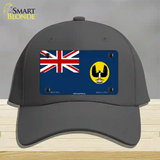 South Australia Flag Novelty License Plate Hat Cotton / Charcoal