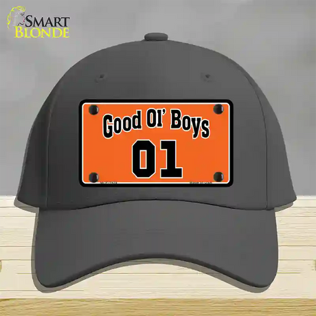 Good Ol Boys Novelty License Plate Hat Cotton / Charcoal